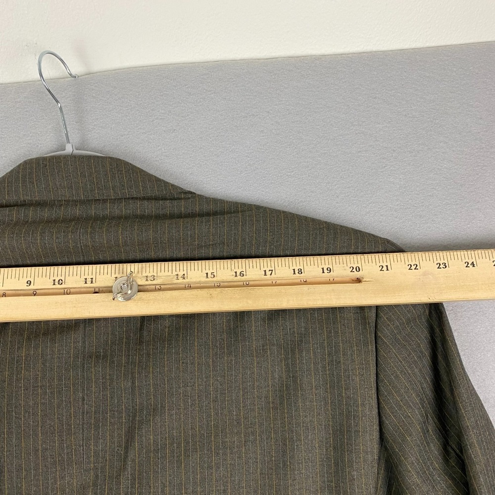 Canali Blazer Mens US 46 Wool brownish Gray Saks Fifth Super 120s Italy Jacket - Picture 14 of 16